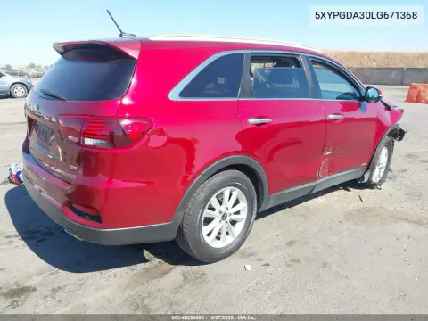 2020 Kia Sorento 2.4L Lx VIN 5XYPGDA30LG671368 фото 5