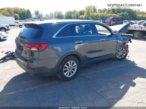 2020 Kia Sorento 2.4L Lx VIN 5XYPGDA37LG691441 фото 4