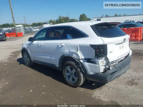 5XYRGDLC8MG038690 — 2021 Kia Sorento, фото 4 с аукциона IAAI, Задняя часть