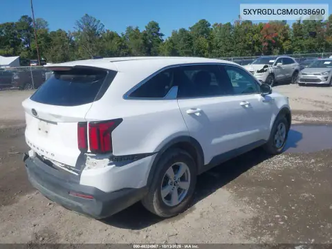5XYRGDLC8MG038690 — 2021 Kia Sorento, фото 5 с аукциона IAAI, Задняя часть