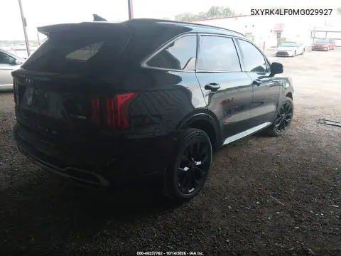 5XYRK4LF0MG029927 — 2021 Kia Sorento, фото 4 с аукциона IAAI, Не указано