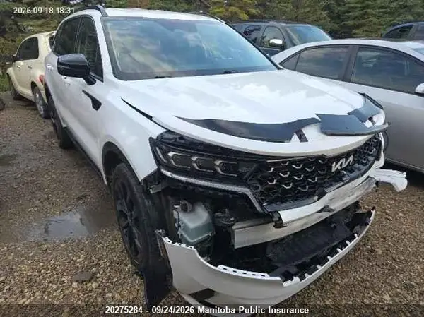5XYRHDLF9NG089799 — 2022 Kia Sorento, Передняя часть (Front), фото до ремонта