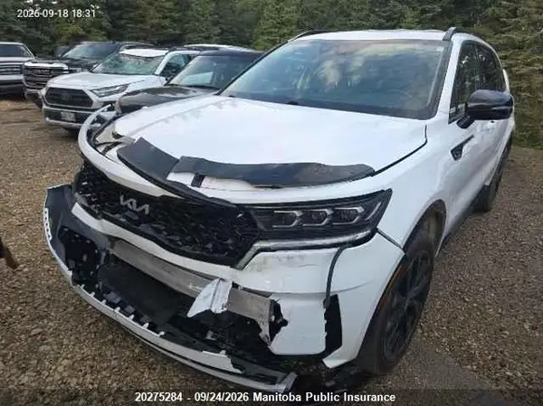 5XYRHDLF9NG089799 — 2022 Kia Sorento, фото 2 с аукциона IAAI 29.09.2026, Передняя часть