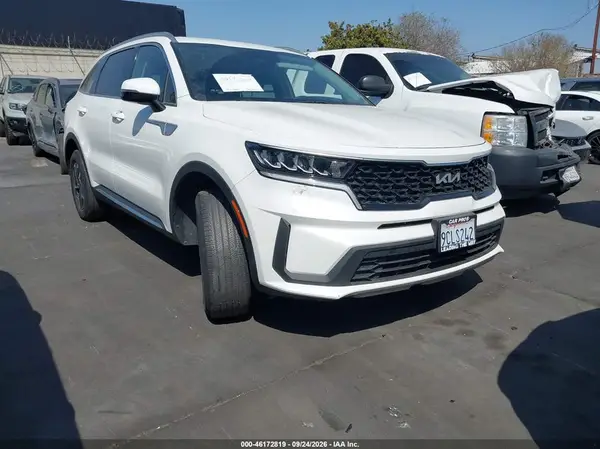 KNDRG4LG1N5124663 — 2022 Kia Sorento, Задняя часть слева (Left Rear), фото до ремонта