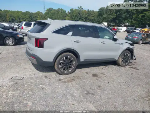 2026 Kia Sorento Ex VIN 5XYRH4JF7TG420993 фото 5