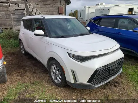 KNDJ33AU8P7210183 — 2023 Kia SOUL EX, Град (Hail), фото до ремонта