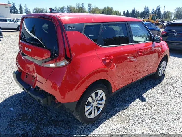 KNDJ23AU3N7152452 — 2022 Kia SOUL LX, фото 4 с аукциона IAAI 30.09.2026, Задняя часть