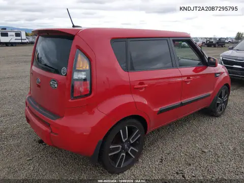 2011 Kia Soul + VIN KNDJT2A20B7295795 фото 5