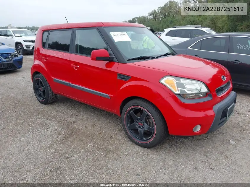 KNDJT2A22B7251619 — 2011 Kia Soul, фото 2 с аукциона IAAI, Естественный износ