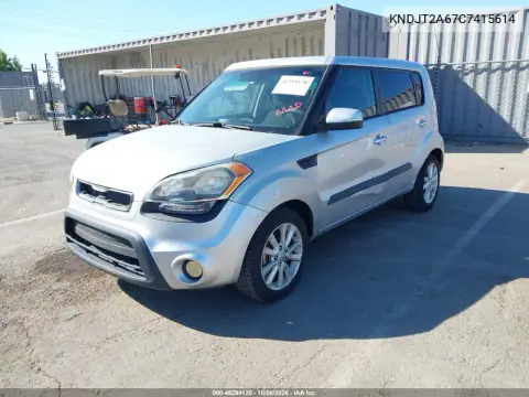 2012 Kia Soul + VIN KNDJT2A67C7415614 фото 3