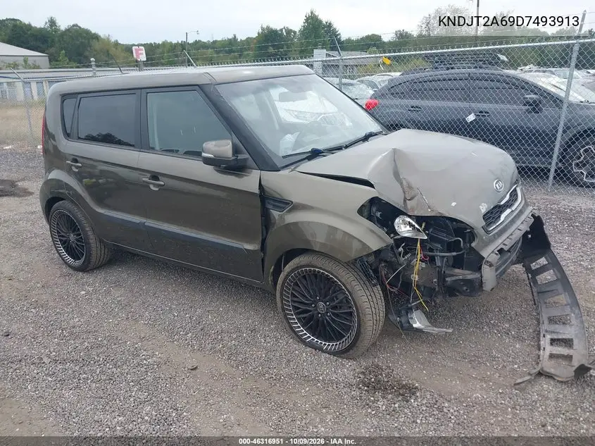 2013 Kia Soul + VIN KNDJT2A69D7493913 фото 2