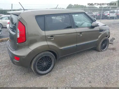 2013 Kia Soul + VIN KNDJT2A69D7493913 фото 5