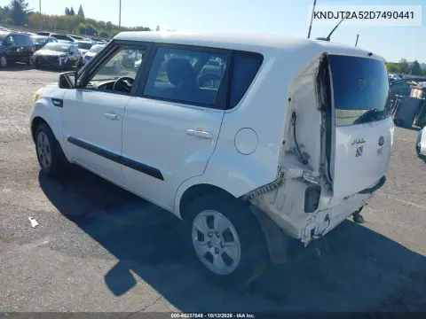 KNDJT2A52D7490441 — 2013 Kia Soul, Сзади, фото до ремонта