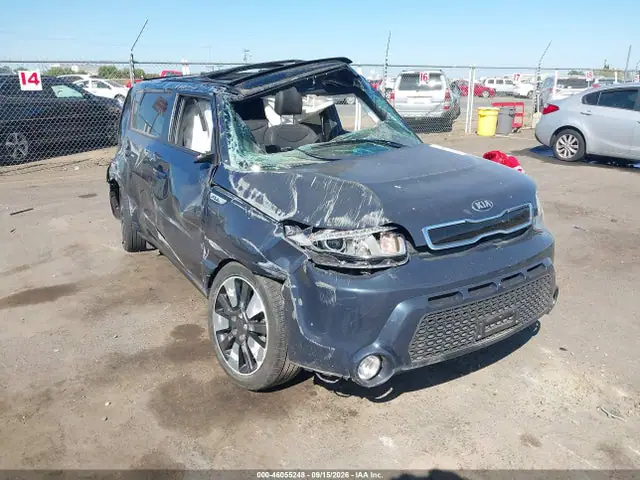 KNDJX3A57E7065390 — 2014 Kia Soul, Опрокидывание (Rollover), фото до ремонта