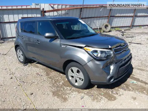 KNDJN2A20E7090511 — 2014 Kia Soul, Передняя часть, фото до ремонта