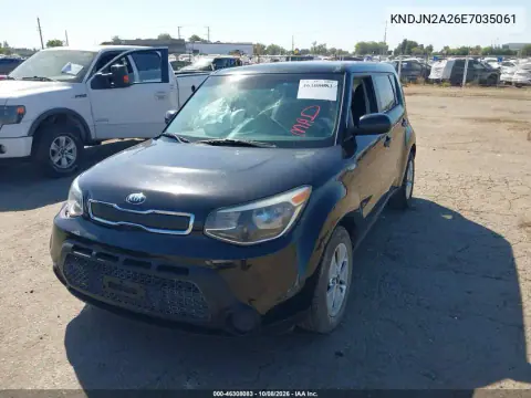 2014 Kia Soul VIN KNDJN2A26E7035061 фото 3