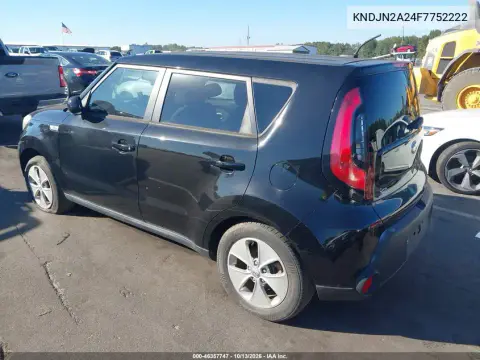 2015 Kia Soul VIN KNDJN2A24F7752222 фото 3
