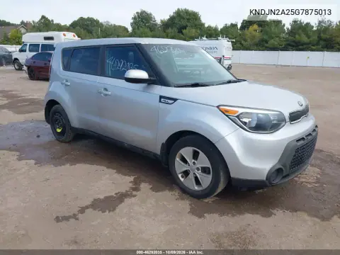 KNDJN2A25G7875013 — 2016 Kia Soul, Левая сторона, фото до ремонта