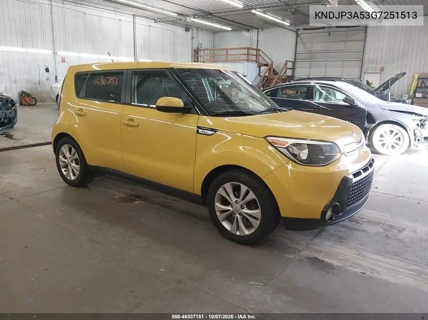 2016 Kia Soul + VIN KNDJP3A53G7251513 фото 2