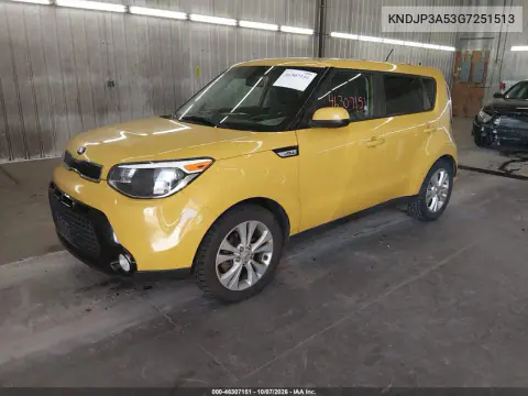 2016 Kia Soul + VIN KNDJP3A53G7251513 фото 3