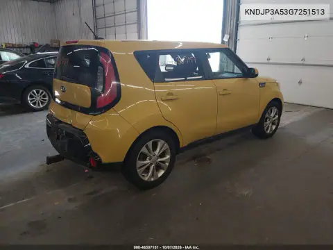 2016 Kia Soul + VIN KNDJP3A53G7251513 фото 5