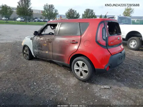 2016 Kia Soul VIN KNDJN2A22G7285688 фото 3