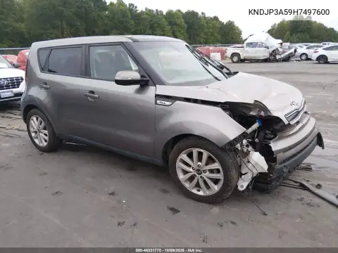 2017 Kia Soul + VIN KNDJP3A59H7497600 фото 1