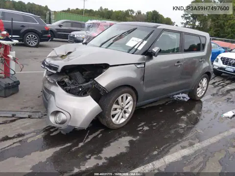 2017 Kia Soul + VIN KNDJP3A59H7497600 фото 2