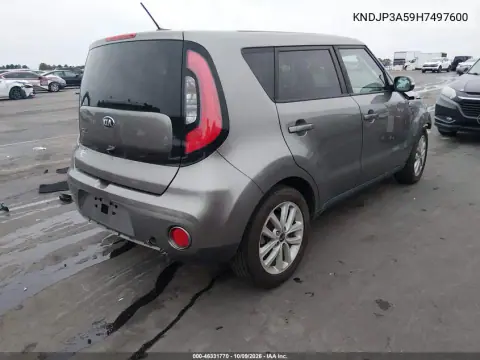 2017 Kia Soul + VIN KNDJP3A59H7497600 фото 4