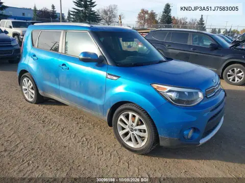 KNDJP3A51J7583005 — 2018 Kia Soul, Передний левый, фото до ремонта