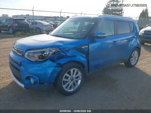 2018 Kia Soul + VIN KNDJP3A51J7583005 фото 3
