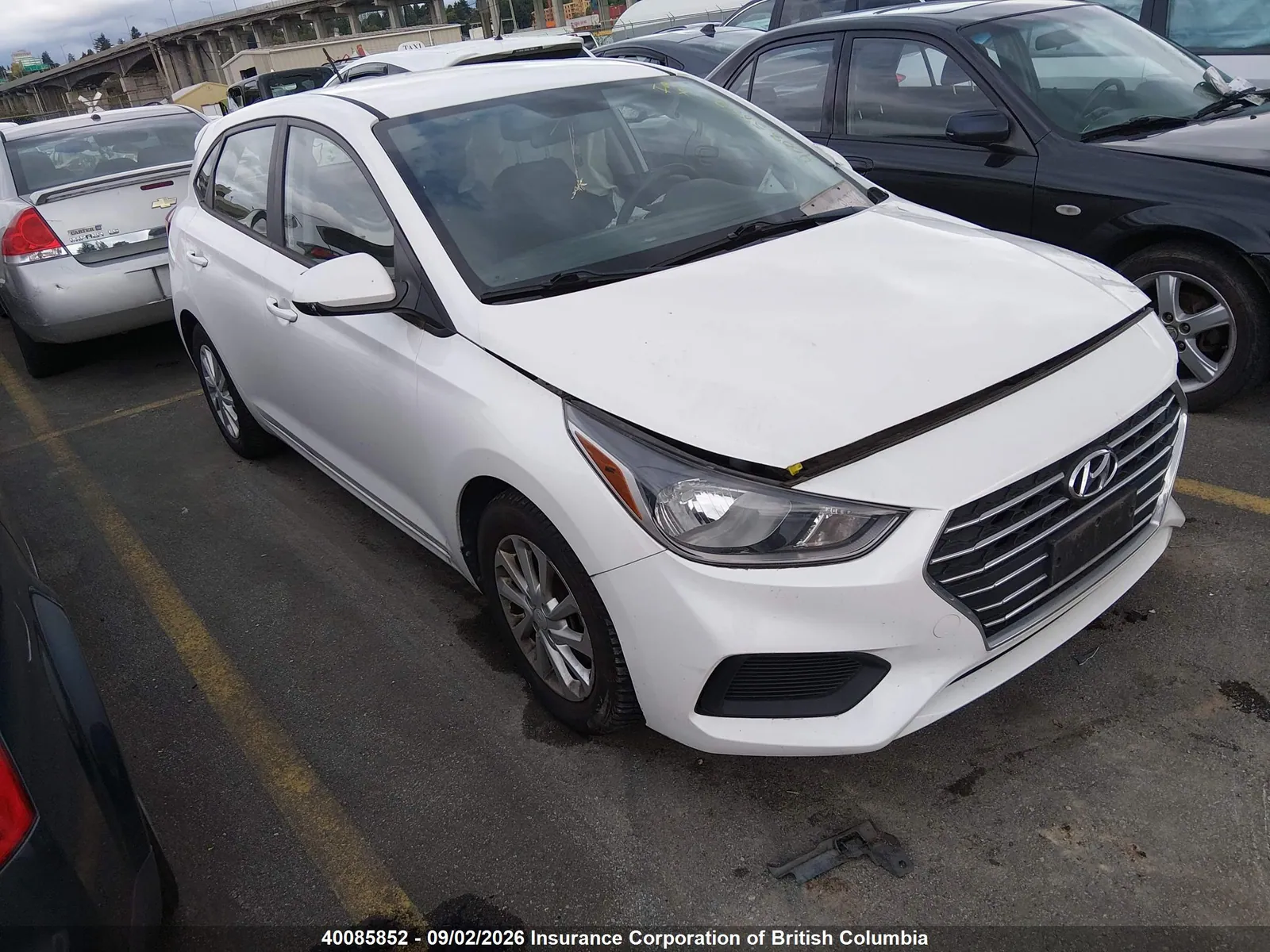 2019 Hyundai Accent Se/Sel VIN 3KPC25A3XKE084769 фото 1