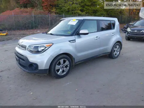 2019 Kia Soul VIN KNDJN2A29K7687247 фото 3