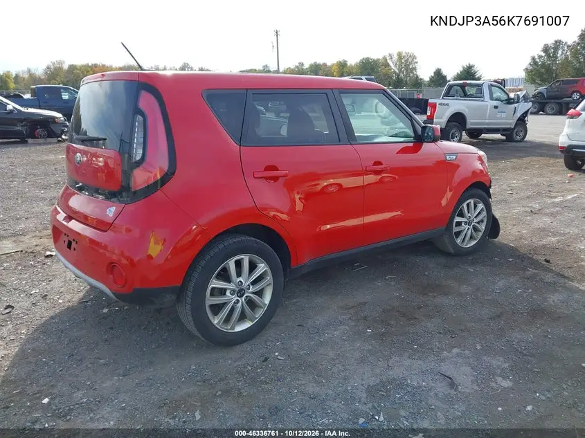 2019 Kia Soul + VIN KNDJP3A56K7691007 фото 5