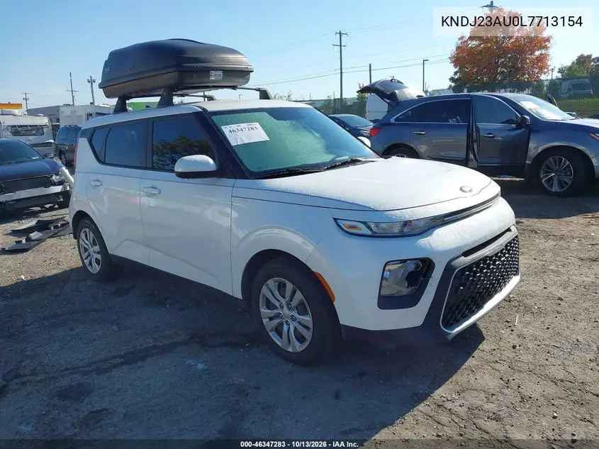 KNDJ23AU0L7713154 — 2020 Kia Soul, фото 2 с аукциона IAAI, Передняя часть