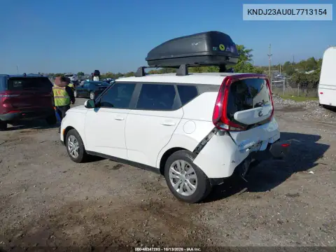 KNDJ23AU0L7713154 — 2020 Kia Soul, фото 4 с аукциона IAAI, Передняя часть