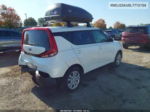 KNDJ23AU0L7713154 — 2020 Kia Soul, фото 5 с аукциона IAAI, Передняя часть