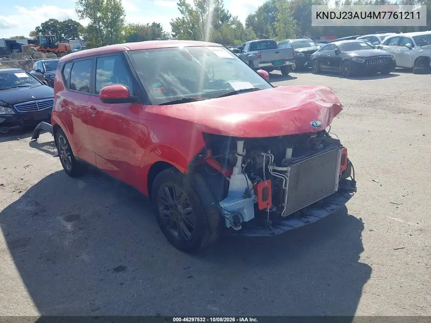 2021 Kia Soul S VIN KNDJ23AU4M7761211 фото 2