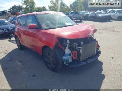 KNDJ23AU4M7761211 — 2021 Kia Soul, Передняя часть, фото до ремонта