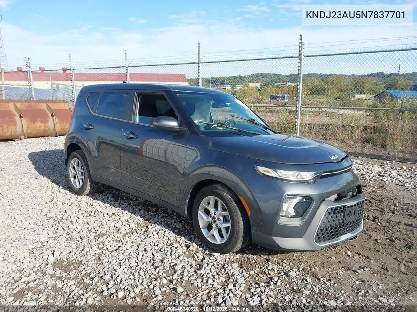 2022 Kia Soul Lx VIN KNDJ23AU5N7837701 фото 2