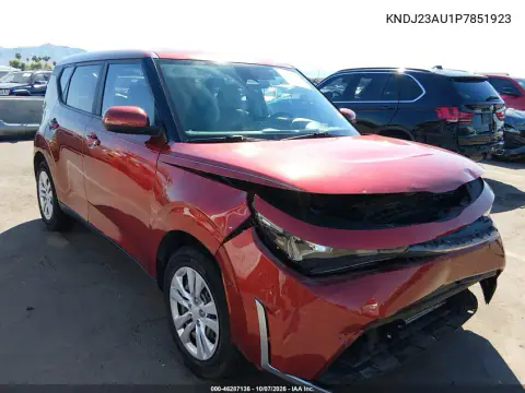 KNDJ23AU1P7851923 — 2023 Kia Soul, Передняя часть, фото до ремонта