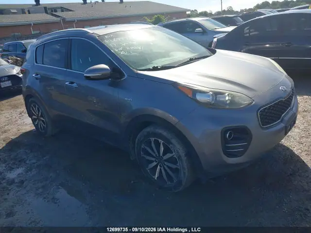 KNDPNCAC7H7280061 — 2017 Kia Sportage EX/EX Premium/EX Tech, Передан на благотворительность (Charity), фото до ремонта