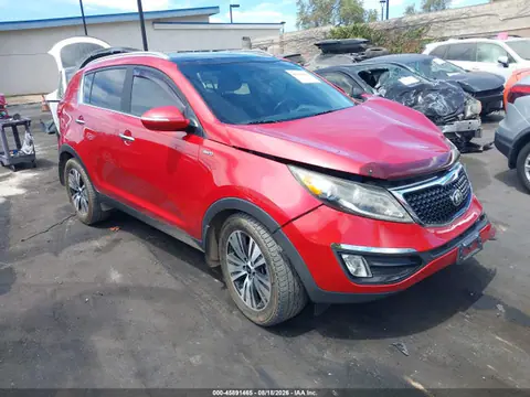 KNDPCCAC9E7631828 — 2014 Kia Sportage EX, Передняя часть слева (Left Front), фото до ремонта