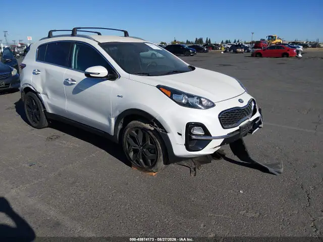KNDPNCAC0L7715754 — 2020 Kia Sportage EX, Передняя часть (Front End), фото до ремонта