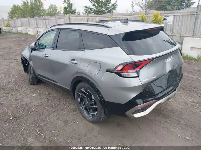 KNDPVCDF6S7358889 — 2025 Kia Sportage EX, фото 3 с аукциона IAAI 14.10.2026, Передняя часть