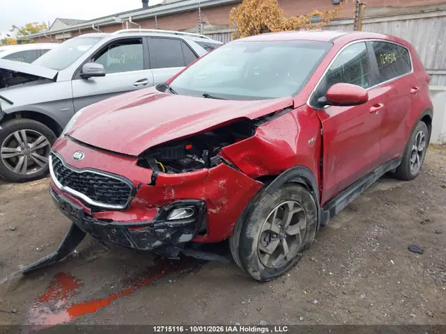 KNDPMCAC8M7911333 — 2021 Kia Sportage LX/LX S, фото 2 с аукциона IAAI 14.10.2026, Передняя часть