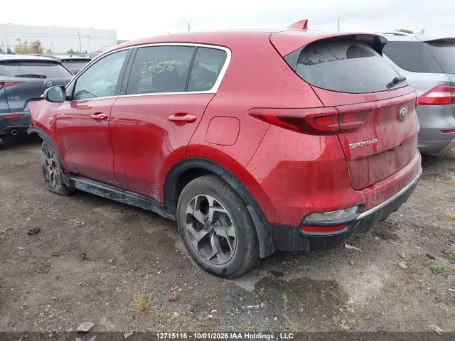 KNDPMCAC8M7911333 — 2021 Kia Sportage LX/LX S, фото 3 с аукциона IAAI 14.10.2026, Передняя часть