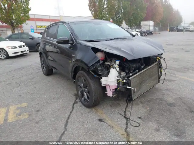 KNDPMCAC0M7944097 — 2021 Kia Sportage LX/LX S, Передняя часть (Front), фото до ремонта
