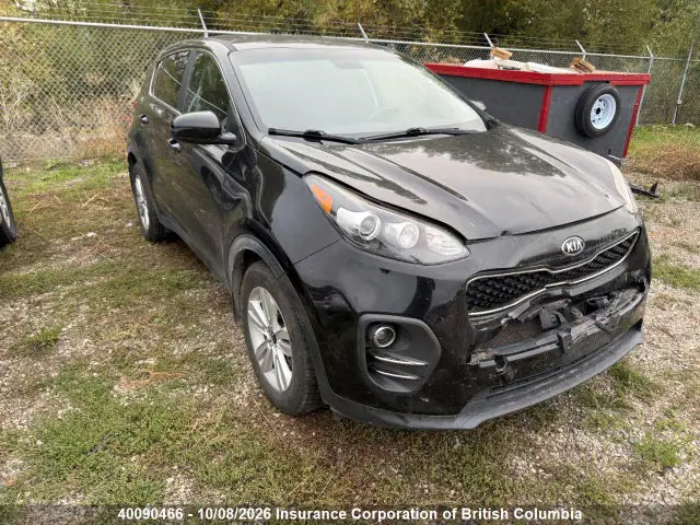 KNDPM3AC3J7365715 — 2018 Kia Sportage LX, Передняя часть (Front), фото до ремонта