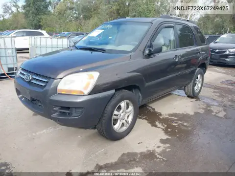 2006 Kia Sportage Ex V6/Lx V6 VIN KNDJF723X67249425 фото 2